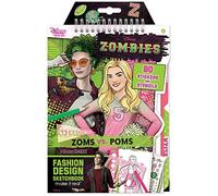 Make It Real Disney Zombies Fashion Design Sketchbook. Disney Inspired Design de Mode Livre de coloriage pour Les Filles. Comprend Addison & Bree Sketch Pages, pochoirs, Autocollants
