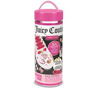 Make It Real Juicy Couture Kit de design de chaussures DIY : kit créatif pour créer vos propres baskets, autocollants décoratifs, ailes, lacets en velours, etc. Cadeau pour filles à partir de 8 ans