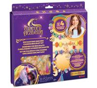Make It Real: Unicorn Academy - Kit de 39 bracelets à breloques licorne enchanteurs pour loisirs créatifs, fabrication de 4 bracelets à breloques et perles, série Netflix, enfants à partir de 8 ans