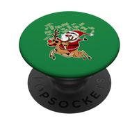 Make it Reign Funny Santa Make it Reign PopSockets PopGrip Adhésif