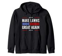 Make Lawns Great Again Funny Lawn Mower Funny Fathers Day Sweat à Capuche