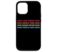Make Lying Wrong Again Human’s Rights Women Speak Coque pour iPhone 12/12 Pro