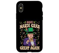 Make Mardi Gras Great Again Trump Fat Tuesday Hommes Femmes Enfants Coque pour iPhone X/XS