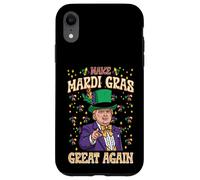 Make Mardi Gras Great Again Trump Fat Tuesday Hommes Femmes Enfants Coque pour iPhone XR