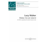 Make me an island: mixed choir (SATB) a cappella, soprano solo ad libitum. Partition de chœur.