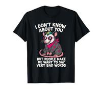 Make Me Want to Say Very Bad Words Humour introverti drôle T-Shirt