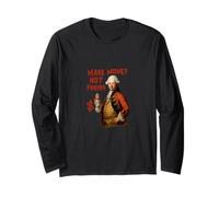 Make Money Not Friends Graffiti Amusant Art Vintage Manche Longue