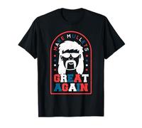 Make Mullets Great Again Funny Mullet USA Election America T-Shirt