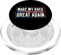 Make My Back Great Again Blague de récupération Amusante pour Chirurgie du Dos PopSockets PopGrip pour MagSafe