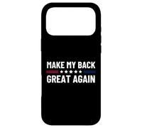 Make My Back Great Again Chirurgie du Dos et rétablissement Coque pour iPhone 17 Pro Max
