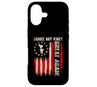 Make My Knee Great Again - Récupération de Remplacement chirurgicale du Genou Coque pour iPhone 17