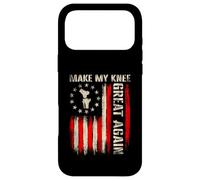 Make My Knee Great Again - Récupération de Remplacement chirurgicale du Genou Coque pour iPhone 17 Pro Max