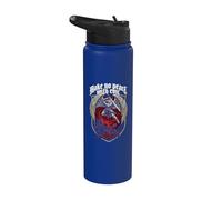 Make No Peace with Evil Archangel Michael Stainless Steel Insulated Water Bottle