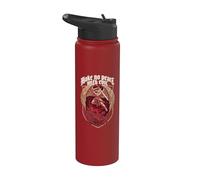 Make No Peace with Evil Archangel Michael Stainless Steel Insulated Water Bottle