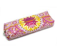 Make Notes est052 Large Rectangular Pencil Case - Paisley Two - Collection