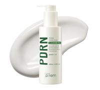 MAKE P:REM Lait Nettoyant à l'Argile Poreuse PDRN, Nettoyant Doux Hydratant pour le Visage pour Peaux Sensibles, Nettoyant Coréen, 200 ml