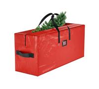 Make post-holiday cleanup easier with this heavy-duty Christmas tree storage bag, designed to safely store artificial trees after the festive season. Crafted from durable, tear-resistant fabric, it pr