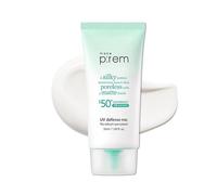Make prem UV Defence Me Crème solaire sans sébum SPF 50+ PA ++++ Crème solaire coréenne soyeuse avec finition mate et sans pores, protection UVA/UVB 50 ml
