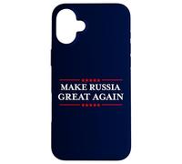 Make Russia Great Again - Funny Russian Pride Coque pour iPhone 16 Plus