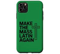Make The Mass Latin Again Croix Catholique Traditionnelle Coque pour iPhone 11 Pro Max