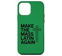 Make The Mass Latin Again Croix Catholique Traditionnelle Coque pour iPhone 12 Mini