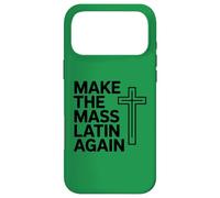Make The Mass Latin Again Croix Catholique Traditionnelle Coque pour iPhone 17 Pro Max