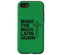 Make The Mass Latin Again Croix Catholique Traditionnelle Coque pour iPhone SE (2020) / 7/8