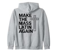 Make The Mass Latin Again Croix Catholique Traditionnelle Sweat à Capuche