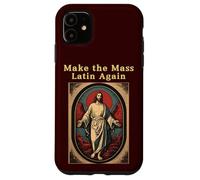 Make The Mass Latin Again Église catholique Romaine Traditionnelle Coque pour iPhone 11