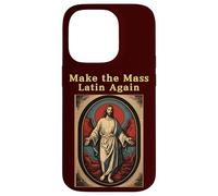 Make The Mass Latin Again Église catholique Romaine Traditionnelle Coque pour iPhone 14 Pro