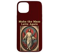 Make The Mass Latin Again Église catholique Romaine Traditionnelle Coque pour iPhone 15 Plus