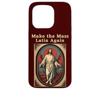 Make The Mass Latin Again Église catholique Romaine Traditionnelle Coque pour iPhone 15 Pro