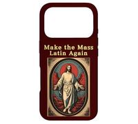 Make The Mass Latin Again Église catholique Romaine Traditionnelle Coque pour iPhone 17 Pro