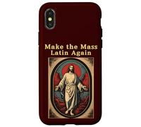 Make The Mass Latin Again Église catholique Romaine Traditionnelle Coque pour iPhone X/XS