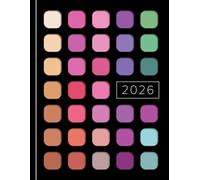 Make up artist appointment book 2026: MUA 2026 appointment book with Face Charts: Yearly overview / Month to view calendar / Daily appointments (15 min slots. 6am - 9pm) Contacts & Lined Notes.