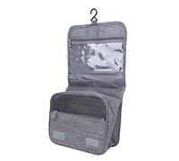 Make Up Bag, Portable Large Capacity Hanging Toiletry Bags for Camping for Business Trip for Home for Travel/577(Grey)