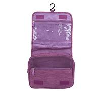 Make Up Bag, Portable Large Capacity Hanging Toiletry Bags for Camping for Business Trip for Home for Travel/577(Purple)