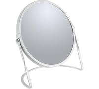 Make-Up Mirror Beauty Mirror Cosmetic Mirror Double-Sided Swivel Vanity Mirror "Akira" 5x Magnification ¿ Matte White