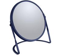 Make-Up Mirror Beauty Mirror Cosmetic Mirror Double-Sided Swivel Vanity Mirror "Akira" 5x Magnification ¿ Matte Dark Blue