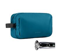 Make -Up Sac - Murs de partition, capacité | Boîte de maquillage avec partition, sac culturel plat pour stocker les cosmétiques de soins de la peau, Blue, Se référer à la description, Se référer à la