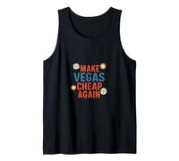 Make Vegas Cheap Again Retro Las Vegas Buffets et fête de Casino Débardeur