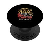 Make Vegas Cheap Again Retro Las Vegas Buffets et fête de Casino PopSockets PopGrip Adhésif