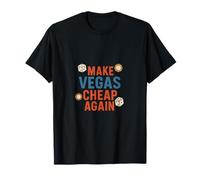 Make Vegas Cheap Again Retro Las Vegas Buffets et fête de Casino T-Shirt