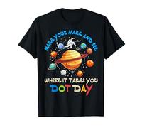 Make Your Mark Happy Dot Day 2025 Dot Planet Garçons Filles Enfants T-Shirt