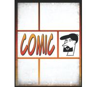 Make Your Own Comic Books For Boys Ages 9-12: A Creative Anime Sketchbook For Writing And Drawing Your Comics 100 Layouts, White Background, Without Caption Bubbles