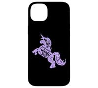 Make your own Magic Positive Citation Girls Unicorn Graphic Tee Coque pour iPhone 14 Plus