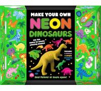 Make Your Own Neon Dinosaurs: A toy and book box set with 6 dino moulds and 4 neon doughs!