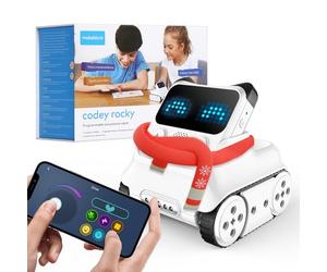 Makeblock Codey Rocky Robot Programmable Enfant, Jouet Robot de Codage Compatible avec Scratch et Python, Jouets Stem Robots Éducatifs pour Garçons et Filles de 6 Ans+