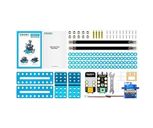 Makeblock mBot Robot Pack Complémentaire, Servo Pack, Robotique Pack complémentaire 3-en-1, 3 Chats 3 Formes, Chat Dansant, Chat Secouant la Tête, Chat Émetteur de Lumière