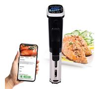 MakeCuisine - Roner cuisson à basse température et sous vide - Roner sous vide - Waterproof - Connexion WIFI - Application avec +100 recettes en ligne - 1200W